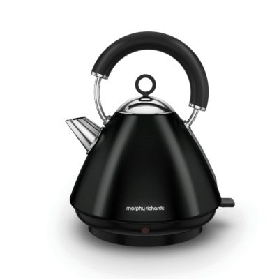 Morphy Richards 102030 Accents Pyramid Kettle in Black Morphy Richards 102030 Accents Pyramid Kettle in Black